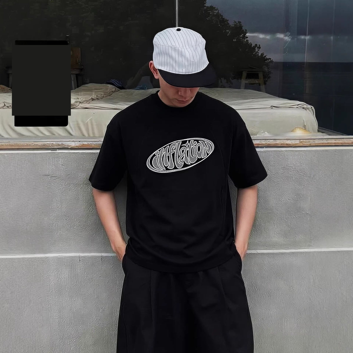 Black Inflation Graphic T-shirt