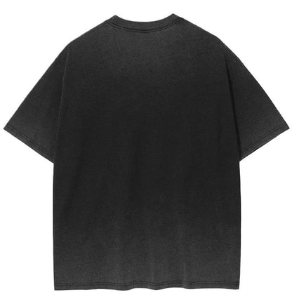 Washed Black Graphic Tee