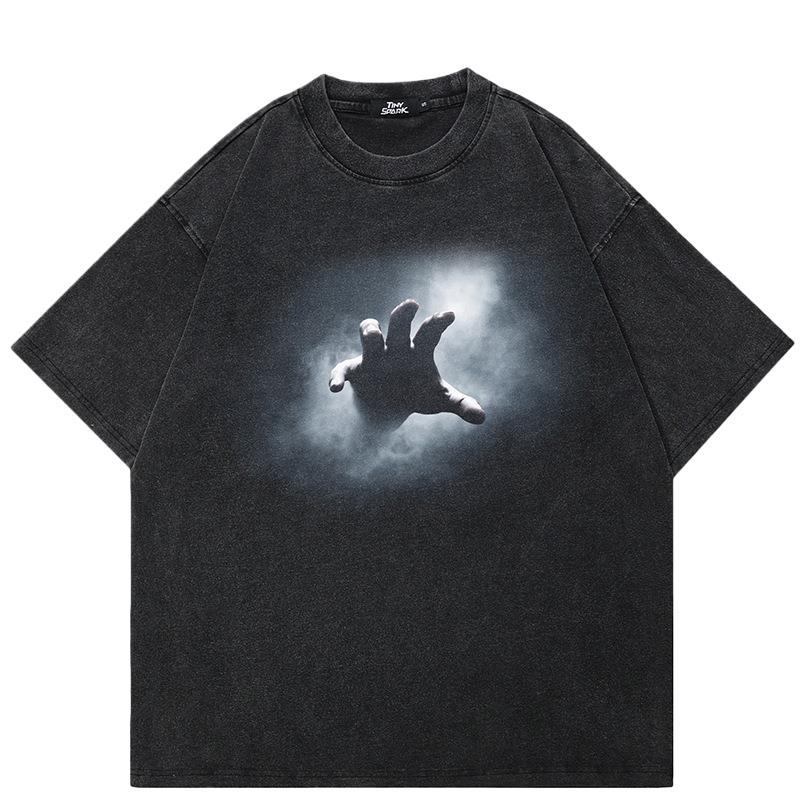 Washed Black Graphic Tee
