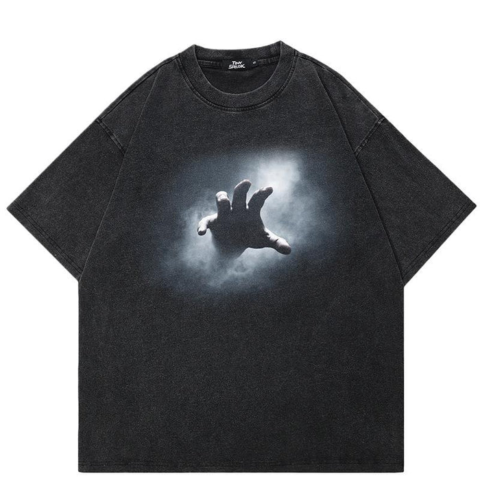 Washed Black Graphic Tee